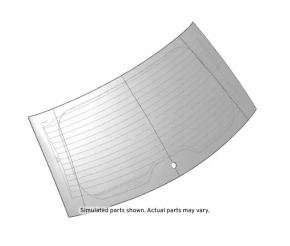 Rear glass of the tailgate Chevrolet Equinox 10-17