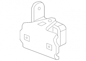 Upper front right door hinge for a 1919 Cadillac CTS