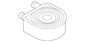 Oil cooler for internal combustion engine Hyundai Sonata 15-19 1.6t