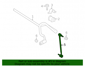 Front stabilizer link left Toyota Camry v40 CTR