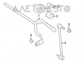 Front stabilizer link left Toyota Camry v40 CTR