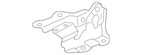 Right hood hinge for Lexus GS 13-19