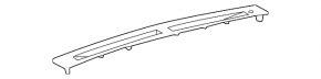 Upper front panel trim for Lexus ES300h ES350 13-18 black, under glass