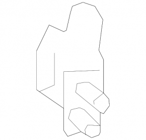 Upper front left door hinge Mitsubishi Eclipse Cross 18-24
