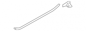 Front left lower door seal Subaru XV Crosstrek 13-17