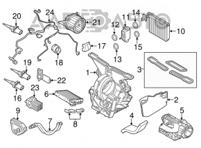Heater assembly Mini Cooper Countryman R60 10-16