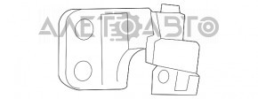 Door hinge lower front right Alfa Romeo Giulia 17-