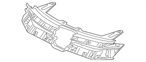 Base of radiator grill grill Honda CRV 15-16 rest