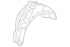 Rear right fender liner Acura ILX 13-