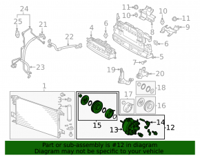 Mitsubishi Outlander 14-20 air conditioner compressor makes noise
