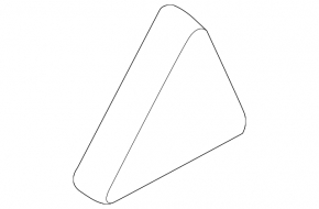 Door trim inner rear right Hyundai Sonata 15-19