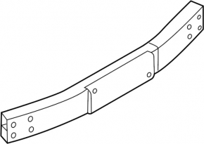 Infiniti FX35 FX45 03-08 rear bumper reinforcement