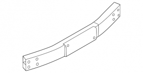 Infiniti FX35 FX45 03-08 rear bumper reinforcement