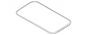 Sunroof glass Infiniti Q50 14-20