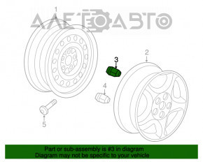 Wheel nut d19 M12x1.5 GMC Terrain 18-