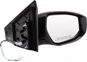 Side mirror right complete Nissan Sentra 16-19 rest 3 pins