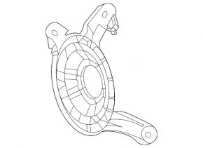 Left rear pillar speaker mount for Mercedes H247 GLA 20-26 Burmester