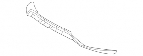 Mercedes GLC 300 20-22 front bumper lip, AMG pkg