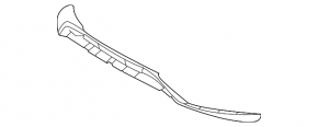 Mercedes GLC 300 20-22 front bumper lip, AMG pkg