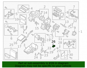 Mazda3 MPS 09-13 AC Heater Valve