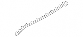 Rear Bumper Lip Cover Ford Focus mk3 15-18 Rest 4d Sport