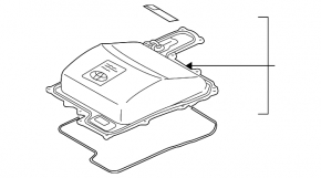 Inverter cover upper Toyota Prius 20 04-09