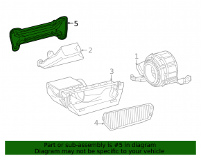 Battery bracket VVB side left Toyota Sienna 21-25