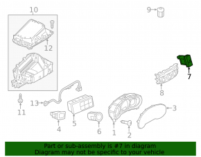 Mazda 6 18-21 hazard warning light button