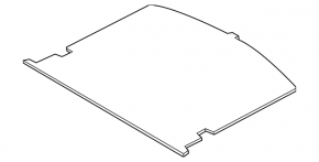 Trunk floor Mazda CX-5 17-21 black