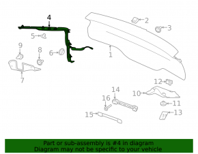 Left tailgate position sensor Jaguar F-Pace X761 17-