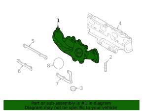 Exhaust manifold Mini Cooper Clubman R55 07-14 1.6 turbo