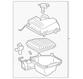 Air filter housing Toyota Camry v40 3.5