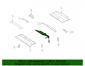 Mercedes W221 rear window curtain