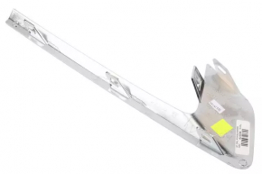 Front bumper grille molding left Cadillac CTS 14- sand