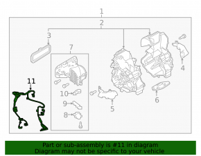 Nissan Rogue 14-20 Heater Wiring