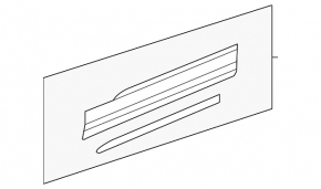 Lower front left door trim VW Taos 22-25