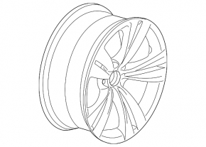Wheel disk R19 331M style BMW 5 F10 09-16 9x19
