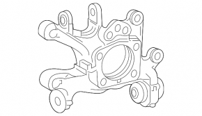 Rear left axle Toyota Rav4 13-18