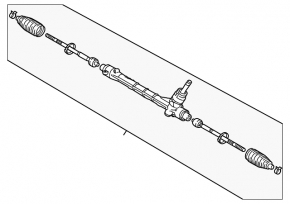 Steering rack Mitsubishi Outlander 14-20 3.0