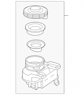 Honda Clarity 18-19 usa brake master cylinder reservoir