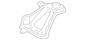 Front subframe burdock rear right Toyota Sienna 11-20 AWD