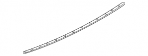 Rear bumper molding central BMW 5 F10 11-16 Modern Line