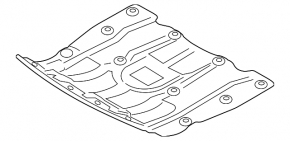 Engine Guard BMW X5 G05 19-23 Plastic OEM