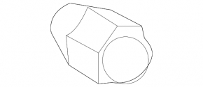 Wheel nut d21 M12x1.5 Kia Niro 17-22 HEV, PHEV type 2