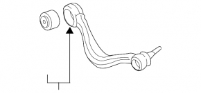 Upper rear left control arm Genesis G80 18-20