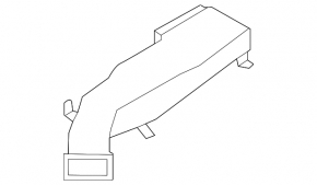 Air duct from VVB right second VW Jetta 13-16 USA hybrid