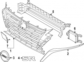 Nissan Altima 23-25 grille emblem