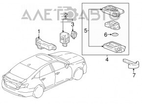 Smart Honda Accord 18-20 4-button key