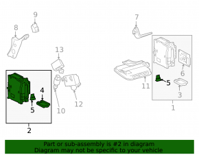 Fuse box in the dashboard Lexus GS450h 06-11