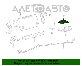 GPS antenna Lexus RX350 RX450h 16-22
